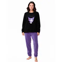 TOP - Pijama Invierno Mujer Micropolar Kuromi C2