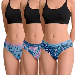 TOP - Calzón Culotte Algodón Pack 3 Stitch C2