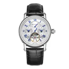 SEAGULL - Reloj Automatico Calendario + Doble Zona Horaria 42mm