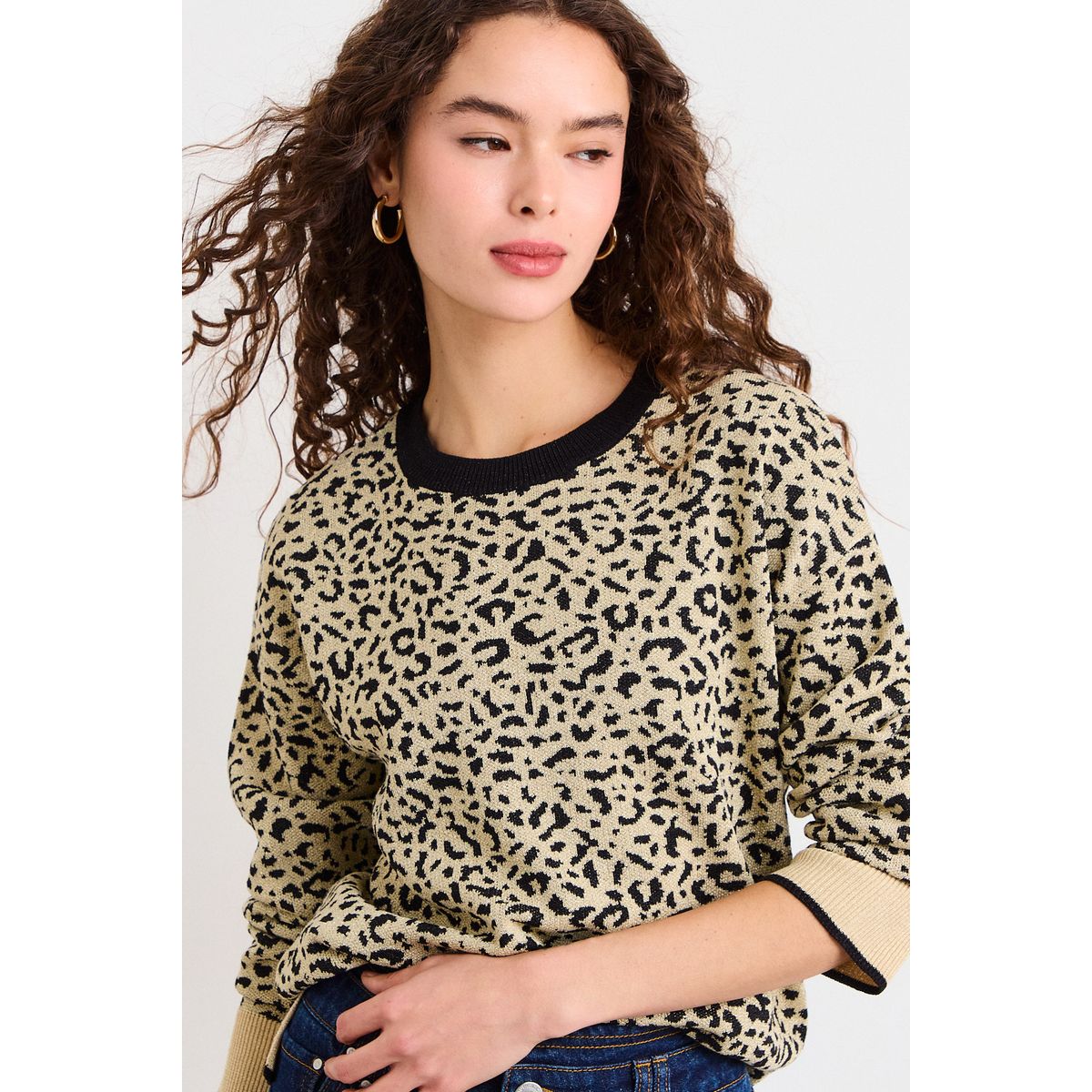 IO - Sweater Fantasia Mujer Beige Io