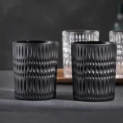 NACHTMANN - Set 2 Vasos Ethno Black
