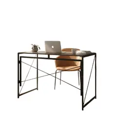 GENERICO - Escritorio arrimo plegable de metal y mdf jk 100x75x50 cm
