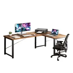 GENERICO - Escritorio esquinero en forma l gamer 125cm