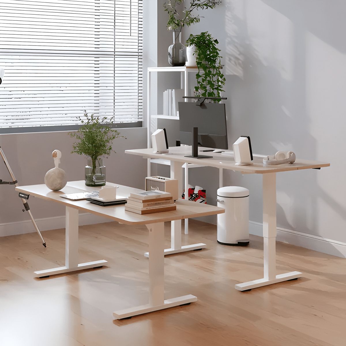 GENERICO - Escritorio altura ajustable eléctrico 140cm profesional 6