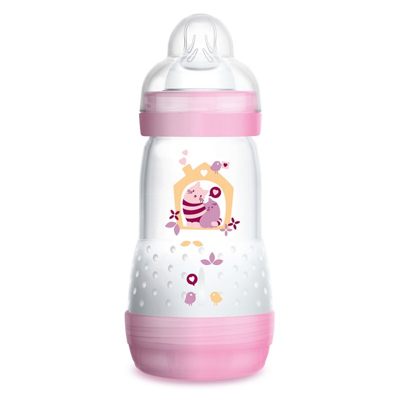 MAM - Mamadera Ultivent 260 Ml Rosada Mam