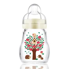 MAM - Mamadera 170 ml Vidrio Crema