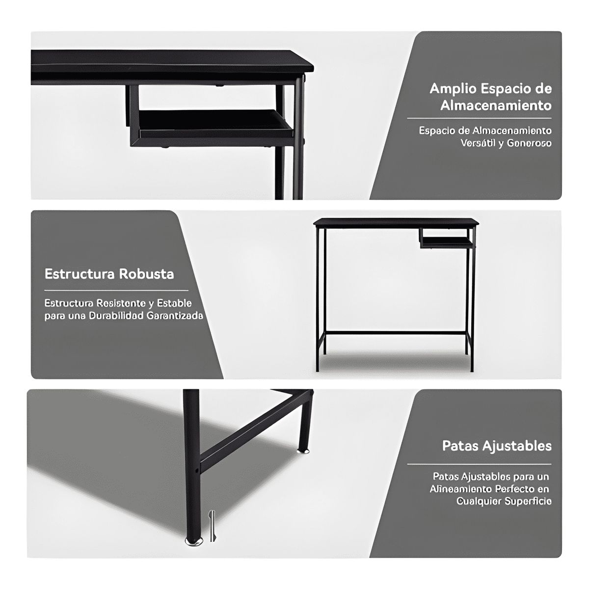 GENERICO - Escritorio pequeño de madera oficina 5
