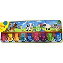 GENERICO - Piano musical para niños piano music mat animal