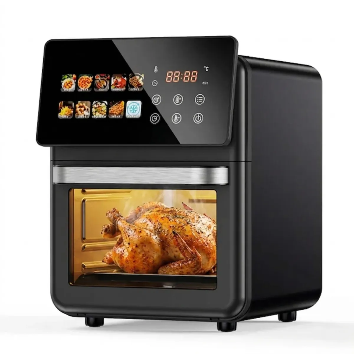 GENERICO - Freidora de Aire 10L Nuvema AF-10L 1800W Digital Negro Sin Aceite