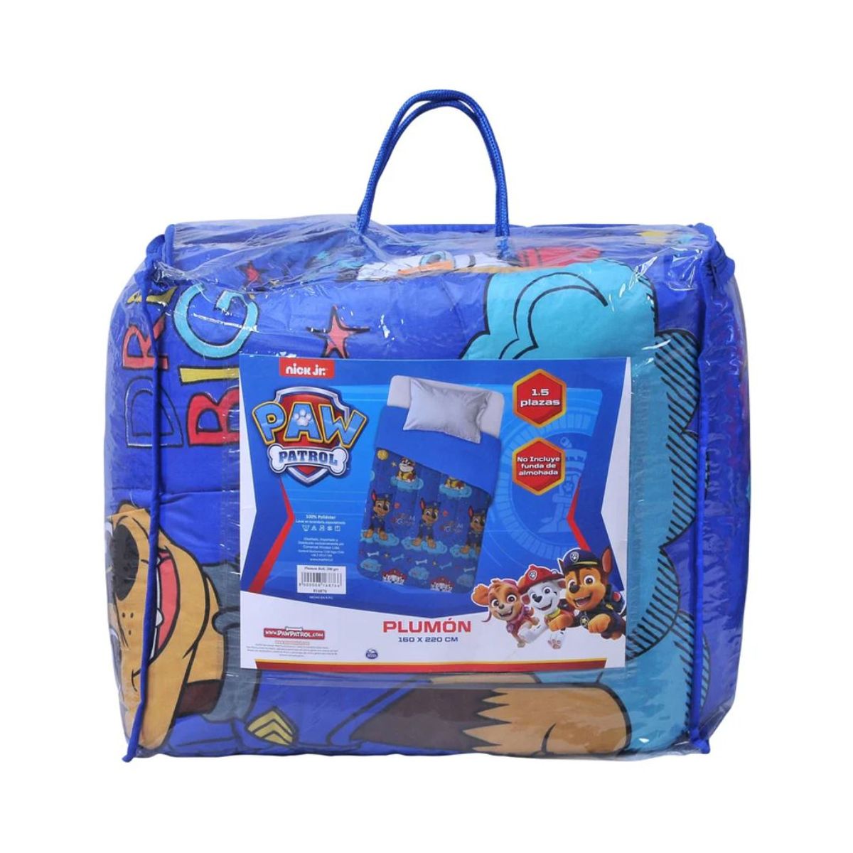 DORAL - Plumón 1.5 Plazas Paw Patrol Kids