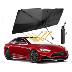 GENERICO - Parabrisas Auto Sombrilla para Auto Quitasol Parasol Cubre