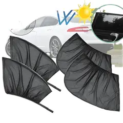 GENERICO - 4 X Parasol Protector Solar Auto Suv Camioneta con Filtro Uv