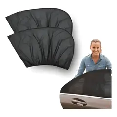 GENERICO - Parasol Ventanas Laterales Traseras Auto Set X2 70x30