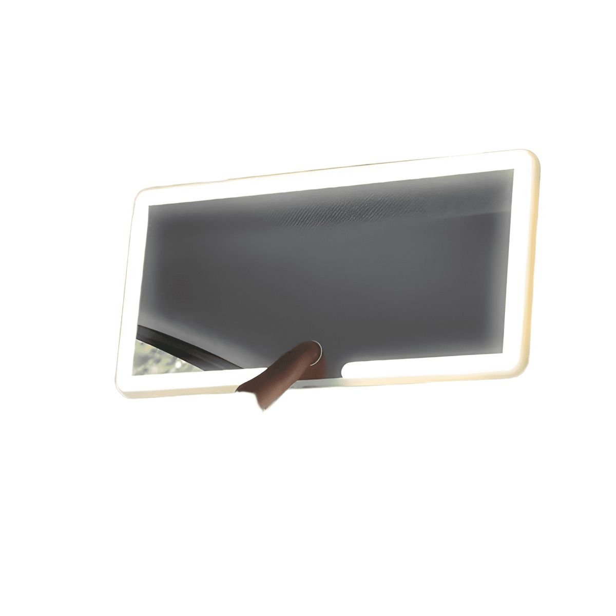GENERICO - Espejo de Maquillaje con Visera Decoche con 3 Modos Luz Led