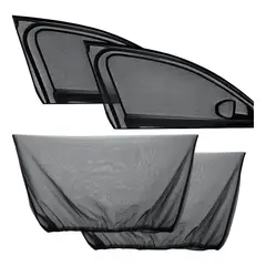 GENERICO - Pack X4 Malla Protector Sol Mosquito para Ventanas Auto