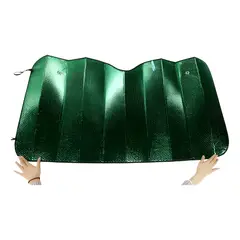 GENERICO - Protector Solar Parabrisa tapa Sol Auto 60130cm Verde
