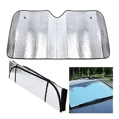 GENERICO - Protector Solar Parabrisa Sombrilla Tapa Sol Auto 130x60 Cm