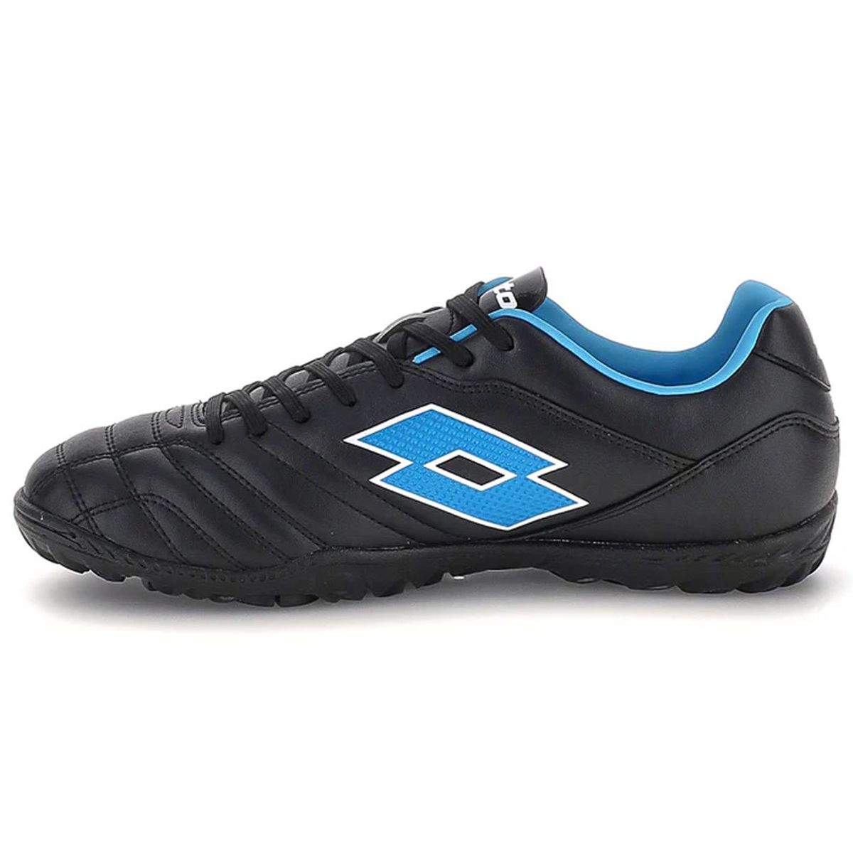 LOTTO - Zapatilla de Baby Futbol Hombre Lotto Stadio 705 TF Negro Azul