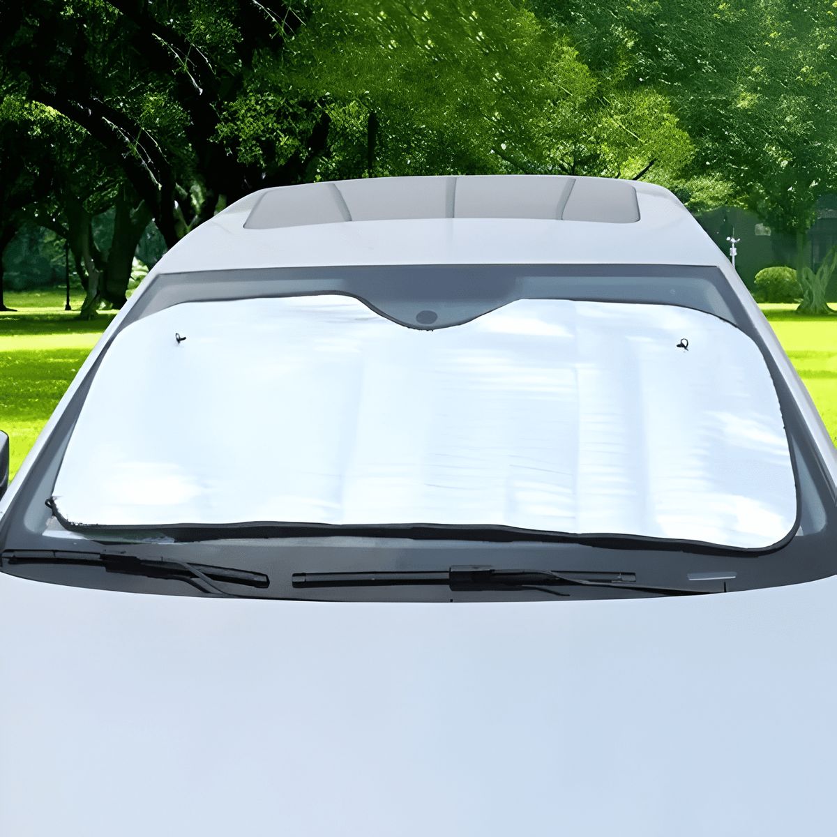 GENERICO - Cortina Parasol Parabrisas Autos o Camioneta 60x130 Cm