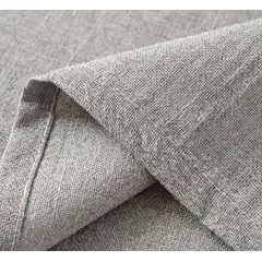 GENERICO - Mantel Rectangular Impermeable con Fleco 140x220 cm - Gris