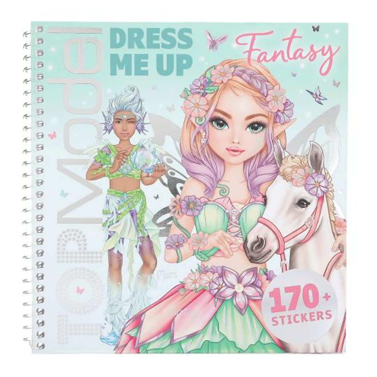 DEPESCHE - Libro para colorear + stickers - Top Model Dress me Up Fantasy