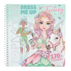 DEPESCHE - Libro para colorear + stickers - Top Model Dress me Up Fantasy