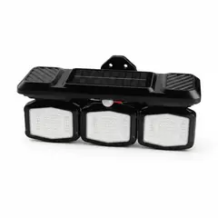 GENERICO - Foco Led Solar 3 Cabezas Giratoria Sensor De Movimiento