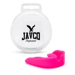 GENERICO - Protector Bucal Rosado Javco Silicona Para Deportes De Contacto