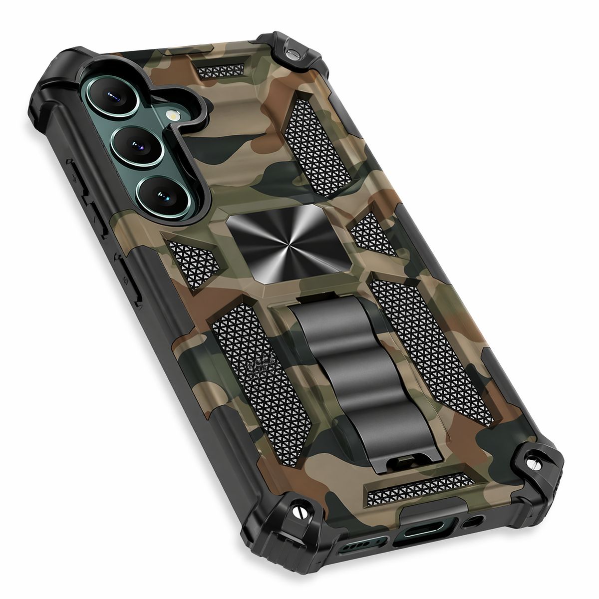 GENERICO - Carcasa Compatible con Samsung A37 5G Antigolpe Military Armor - Verde