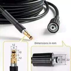 GENERICO - Manguera Alta Presión Para Reemplazo compatible con Karcher K2 - K7 5m