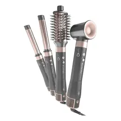 GAMA - Secador Multi Styler Uniq Aura 4en1 Seca, Modela, Alisa