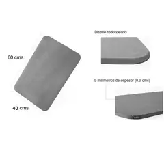 GENERICO - Tapete para baño De Piedra De Diatomeas Secado Ultra Rápido 40x60cm