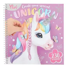 DEPESCHE - Libro para colorear + stickers - Create your Unicorn