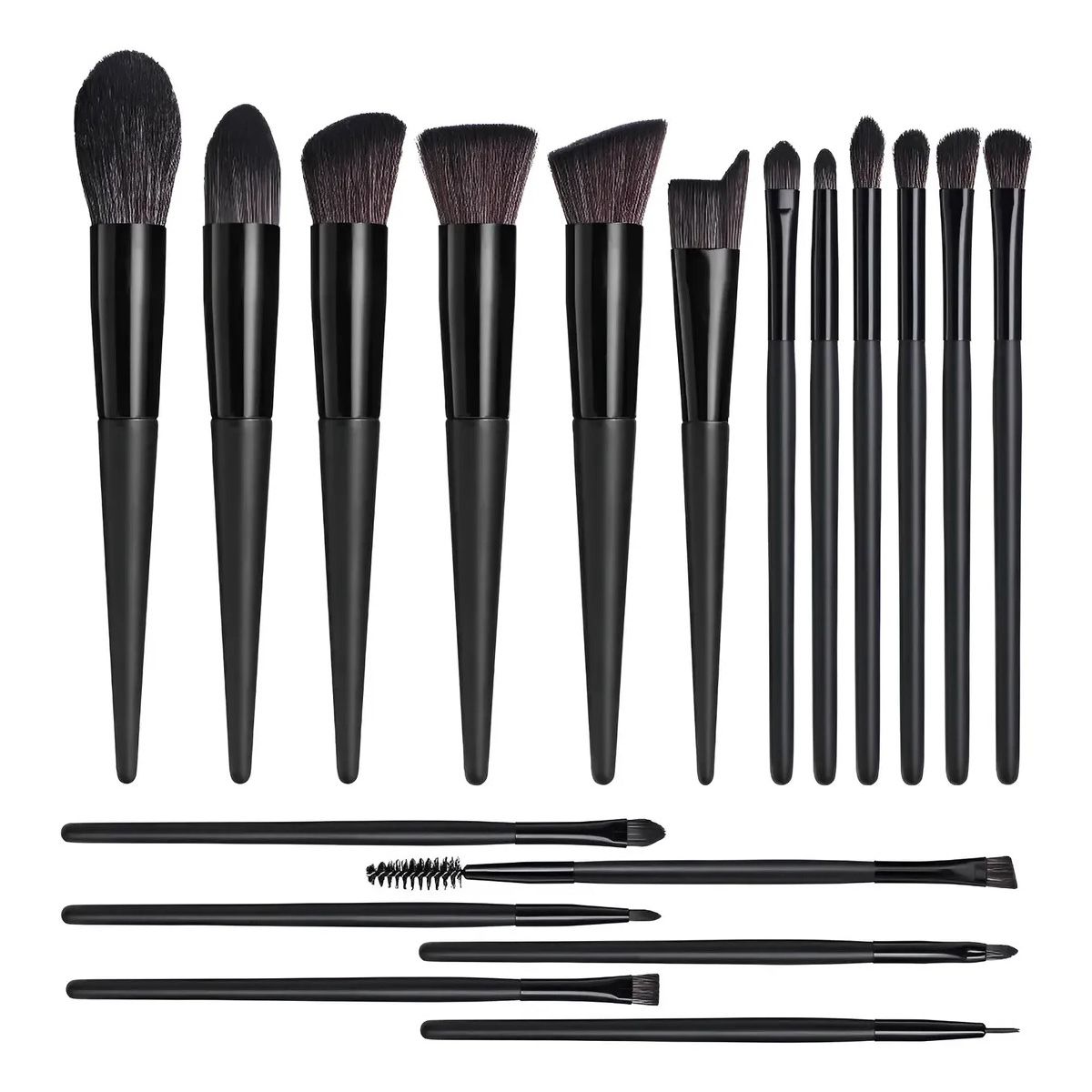 GENERICO - Set 18 Brochas De Maquillaje Profesionales Alta Calidad Labg