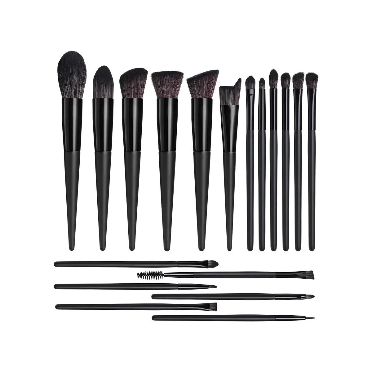 GENERICO - Set 18 Brochas De Maquillaje Profesionales Alta Calidad Labg