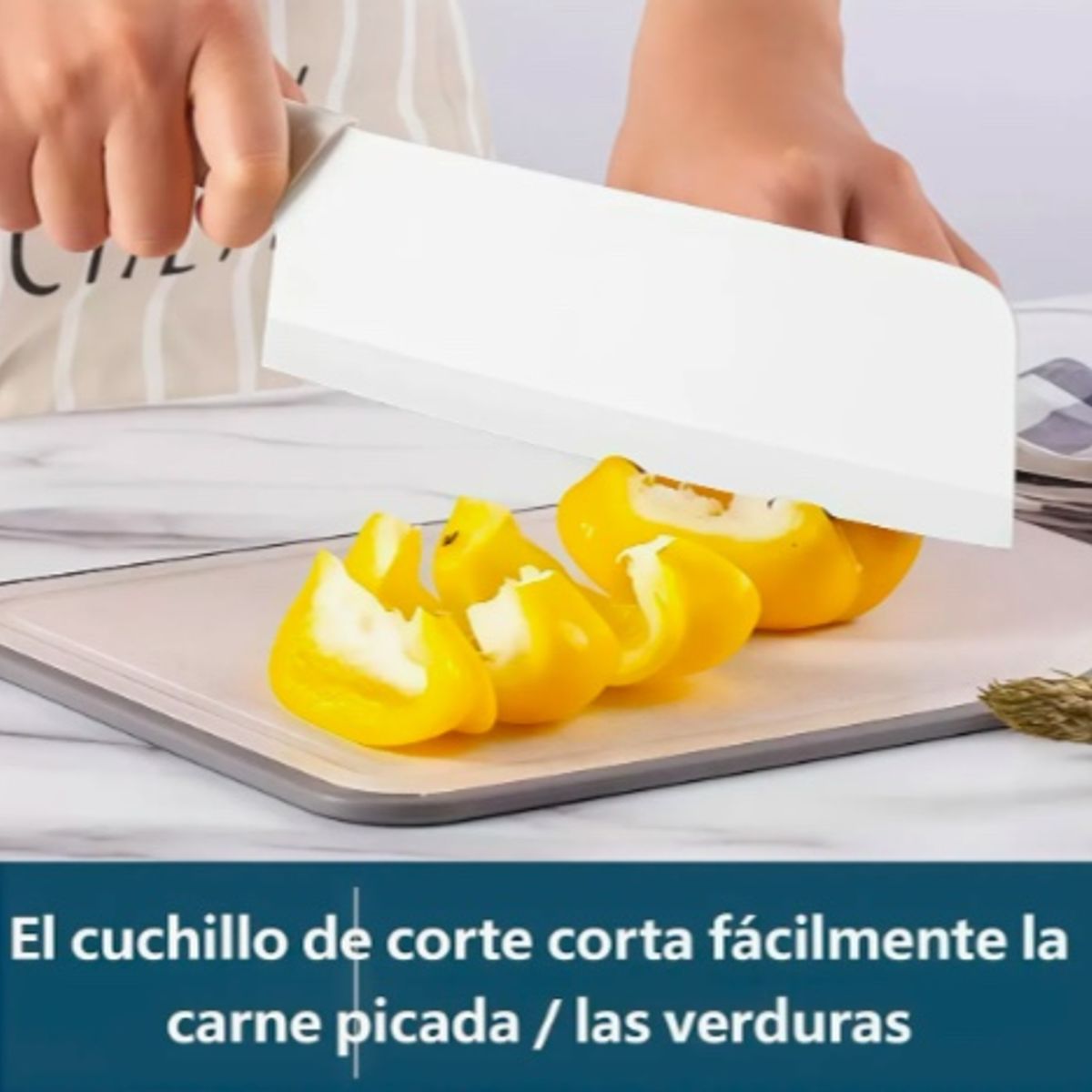 GENERICO - Set De Cuchillos 7 Piezas Acero Inoxidable