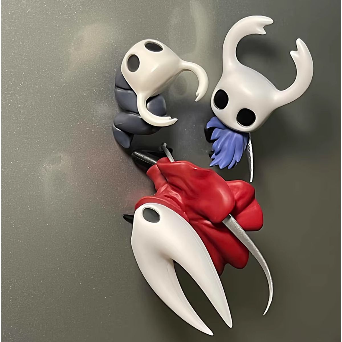 GENERICO - Set 3 Imanes 3D Hollow Knight Hornet Figuras Coleccionable