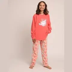 MONA - Pijama Niña Micropolar Monamour