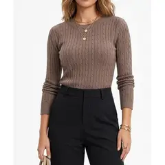 HIPSY SWIMWEAR - Sweater Tejido Trenzas Classic
