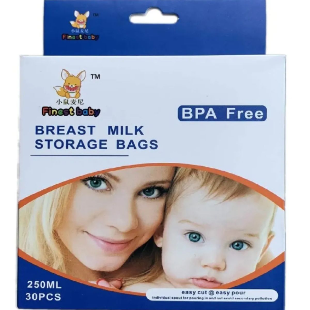 OEM - Bolsas para Almacenamiento de Leche Materna BPA Free 250ml x30