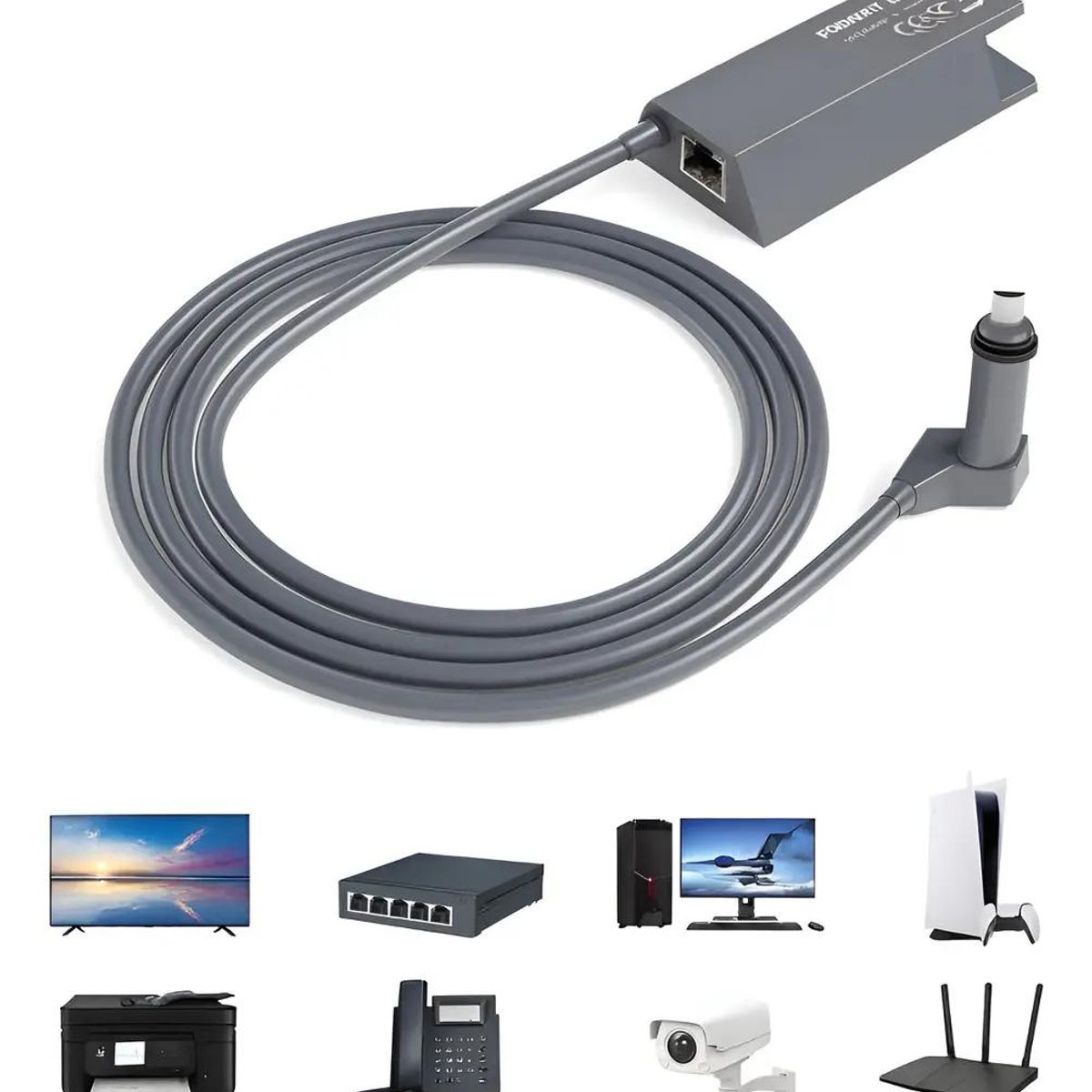 GENERICO - Adaptador Ethernet para Internet Satelital Starlink Gen 2