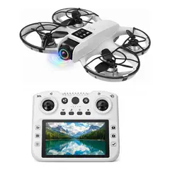 GENERICO - Drone con cámara y control remoto pantalla LCD 2.4G