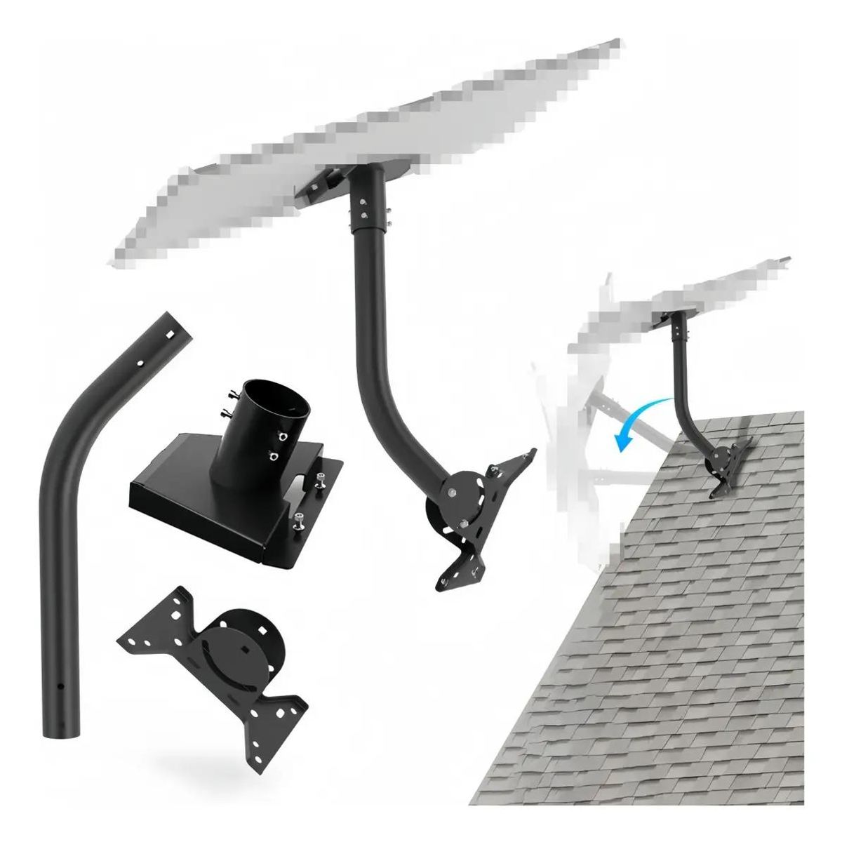 GENERICO - Soporte para Antena Starlink Gen 3 y Gen 4 con Kit deInst