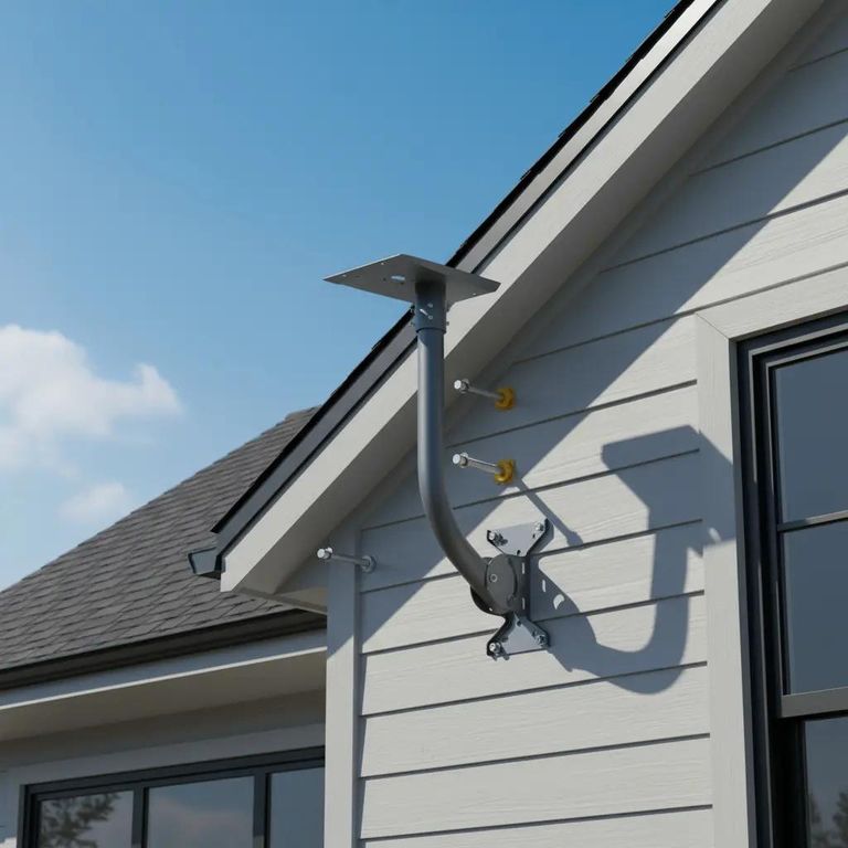 GENERICO Soporte para mástil de antena Starlink V4 con kit de fij