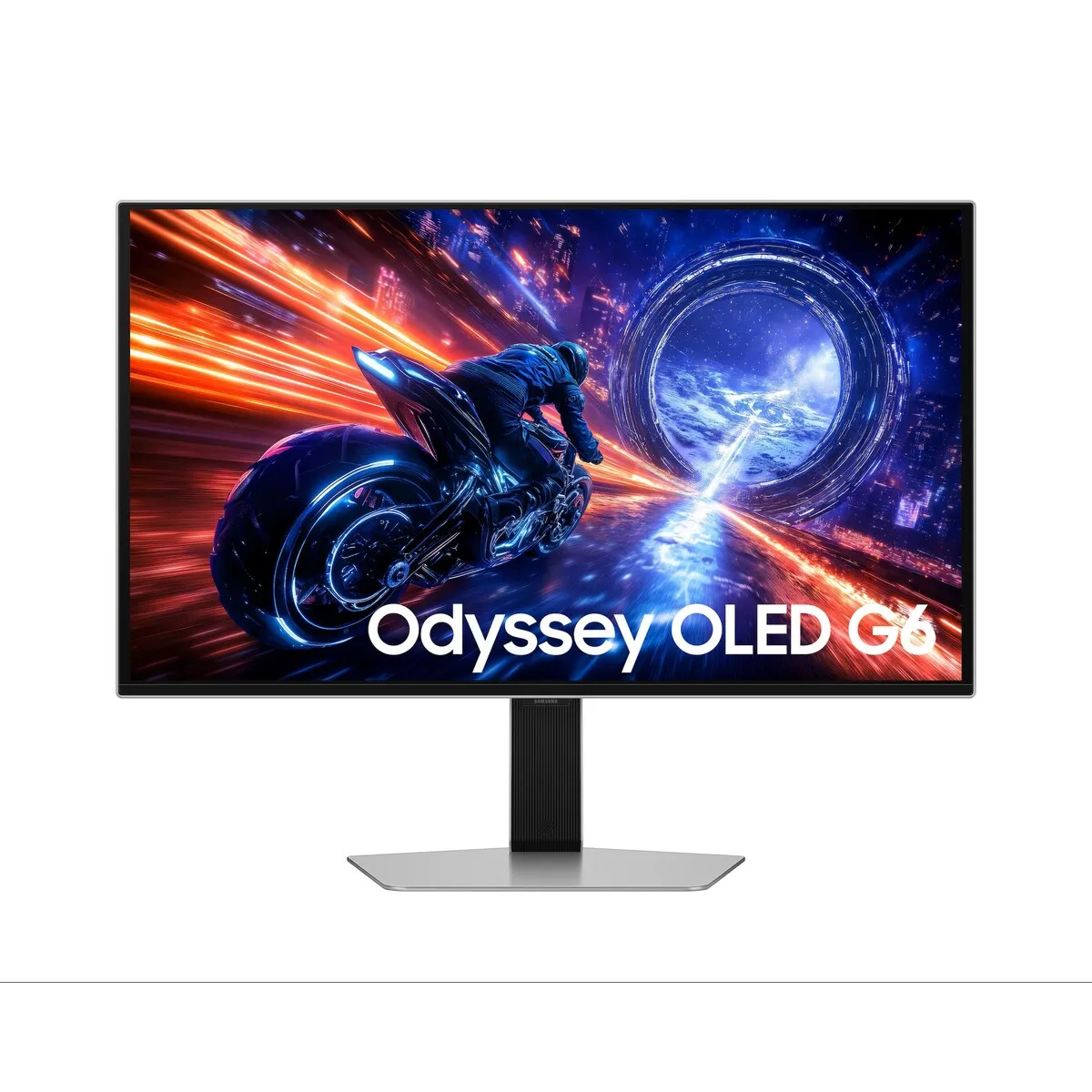 SAMSUNG - Samsung Odyssey OLED G6 LS27FG602SLXZS 27" QHD 500Hz