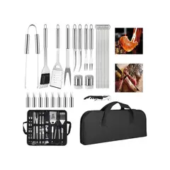 GENERICO - Juego Utensilios Para Parrilla 29pcs Espátula Cuchillo Belug
