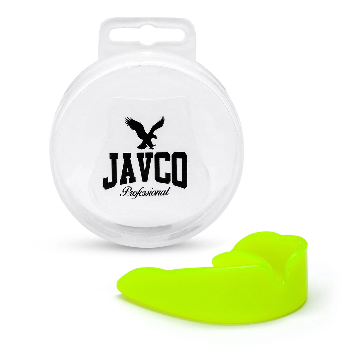 GENERICO - Protector Bucal Amarillo Fluor Javco Silicona Para Deportes De Contacto