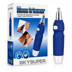 GENERICO - Maquina Depiladora Nasal Cortadora De Pelos Nariz Orejas Azul