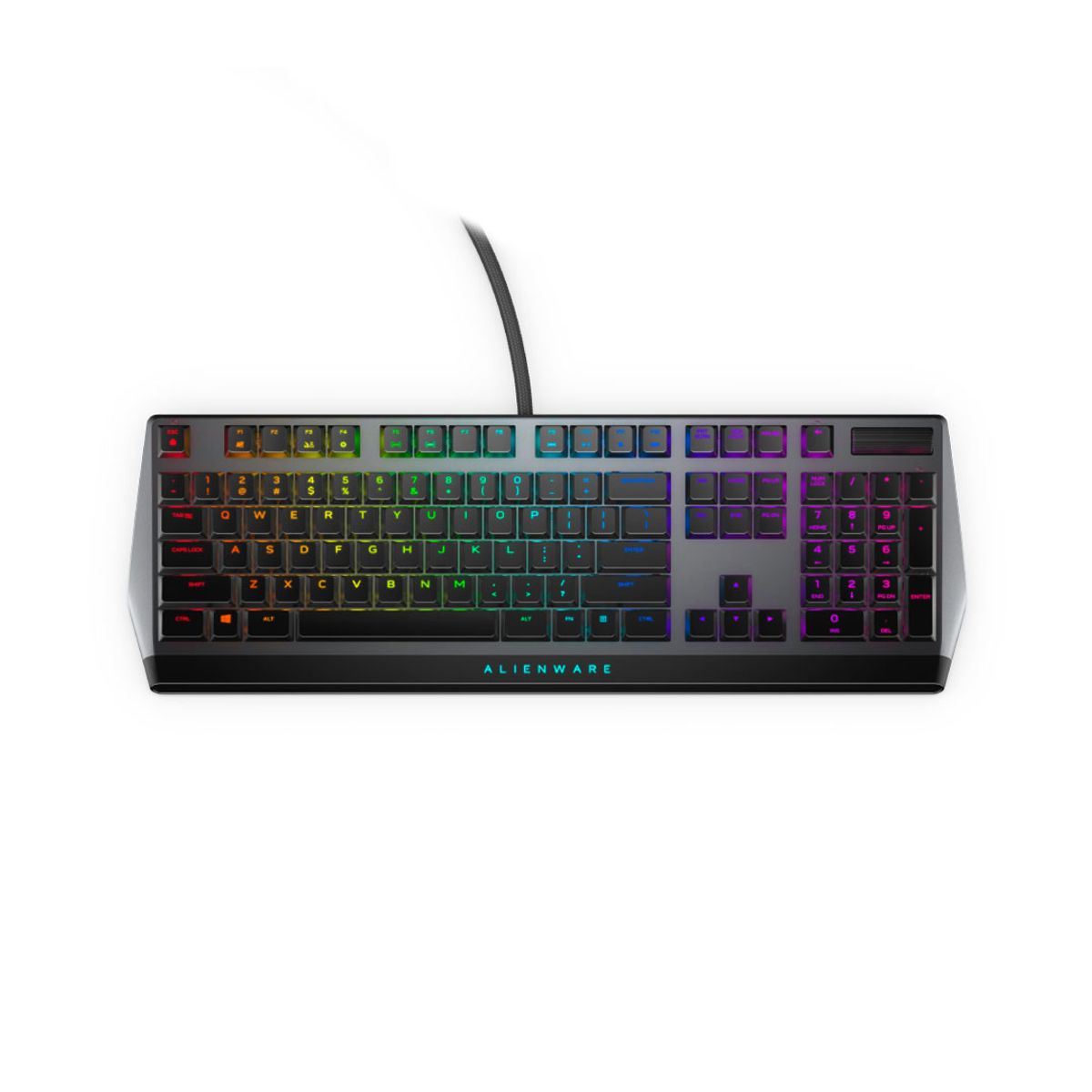 ALIENWARE - Teclado Gamer Alienware AW510K Low Profile RGB LED