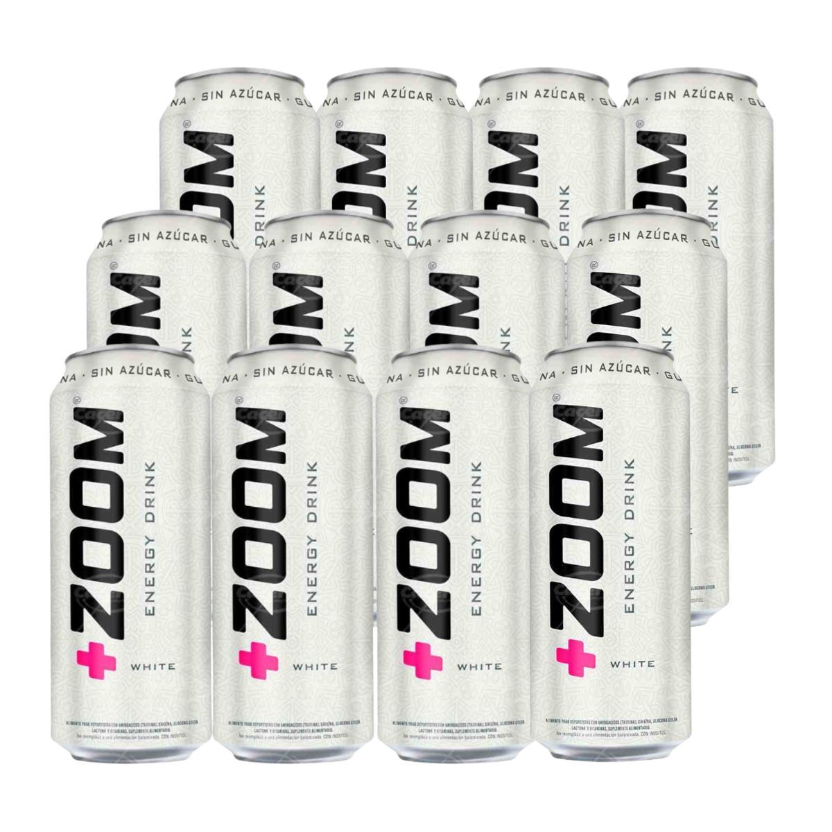 ZOOM - 12 Latas Energética +zoom Sin Azúcar 473ml